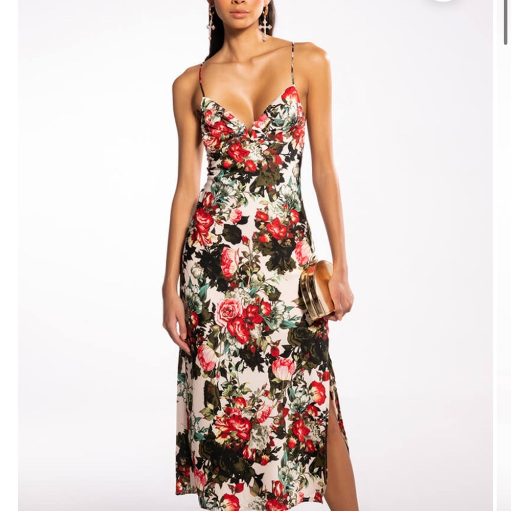 Floral Spaghetti Strap Dress